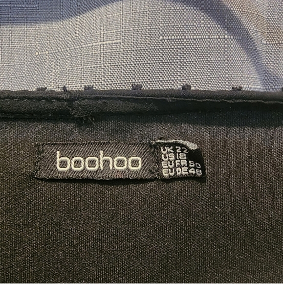 🍂🍁NWOT BOOHOO 18 Long Sleeve BlouseDobby Button Detail Long Sleeve Blouse - Picture 4 of 6